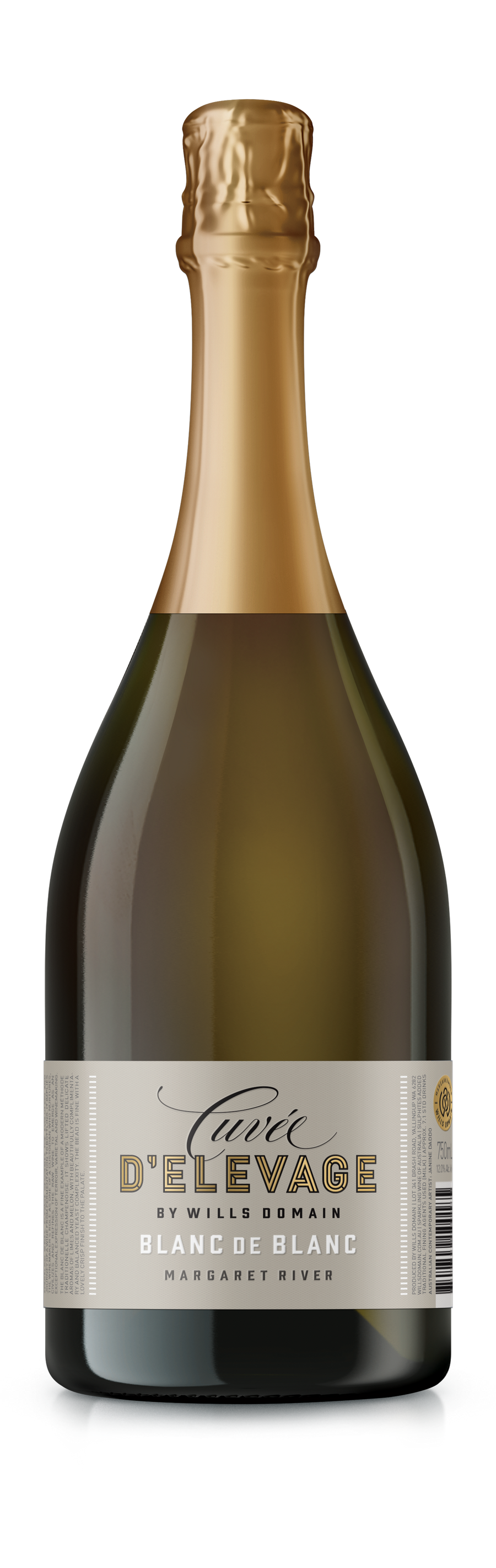 Cuvée d'Élevage Sparkling Blanc de Blanc NV - Wills Domain