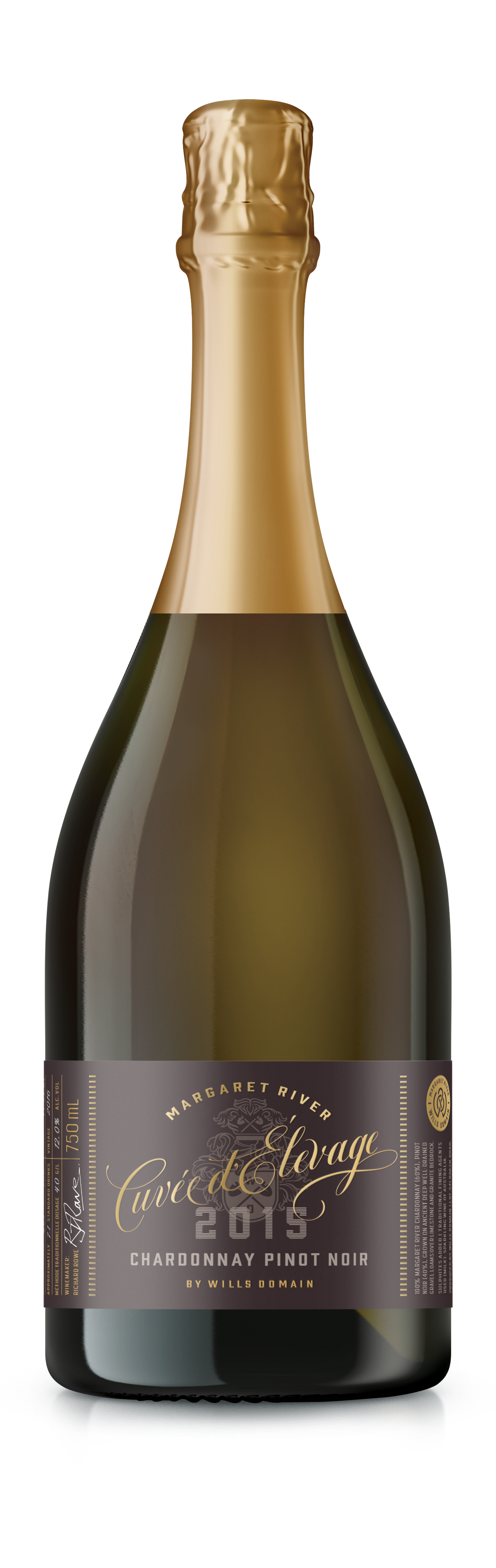 Cuvée d'Élevage Sparkling Chardonnay Pinot Noir 2015 - Wills Domain